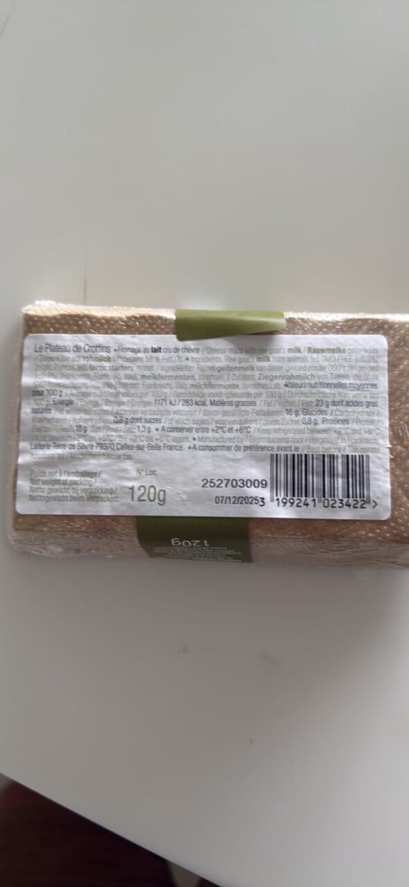 Sèvre & Belle Le Crottin au lait cru packshot