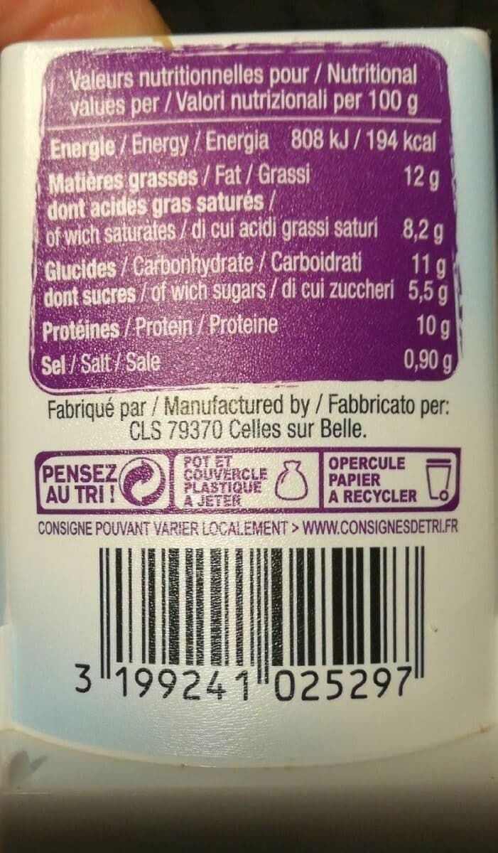 Cabridoux Figue et miel packshot