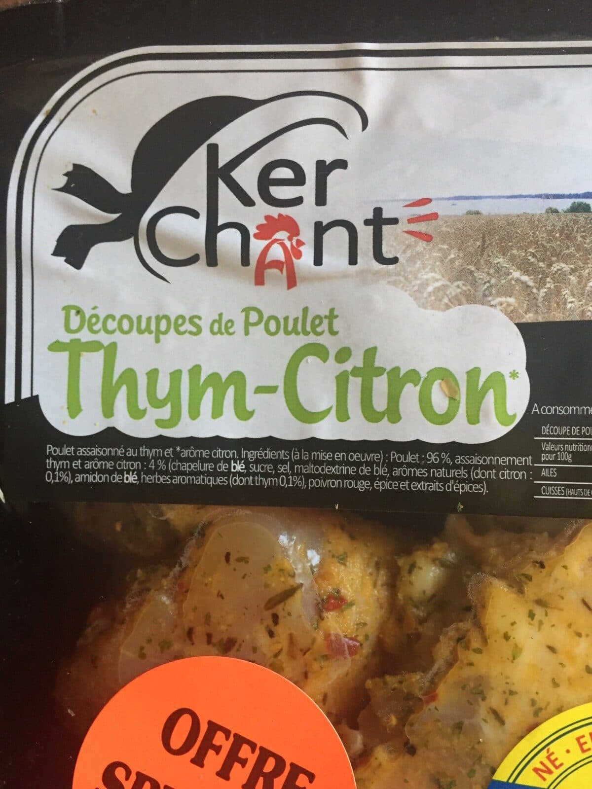 Open Food Facts Decoupes de poulet thyn-citron packshot