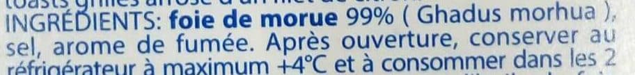 Balthor Foie de morue goût fumé packshot