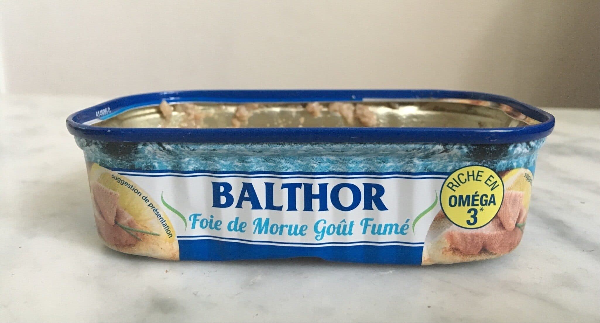 BALTHOR Foie de morue sauvage - Goût fumé packshot