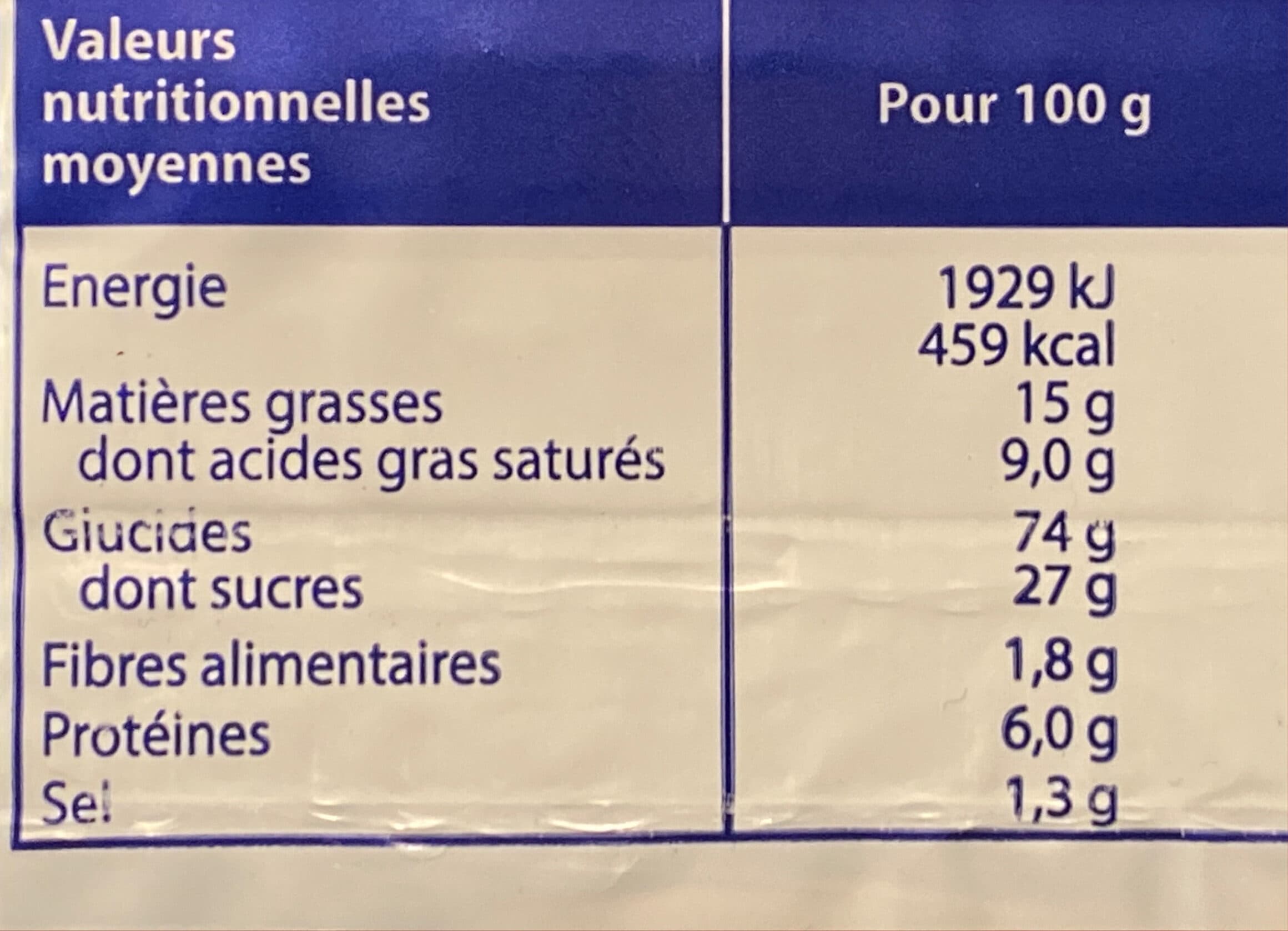 Open Food Facts Galettes Bretonnes Pur Beurre packshot