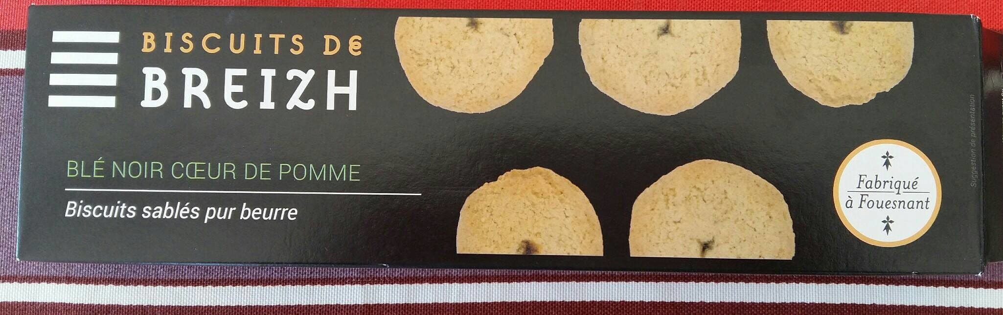 Biscuiterie Fouesnantaise Blé Noir Cœur de Pomme packshot