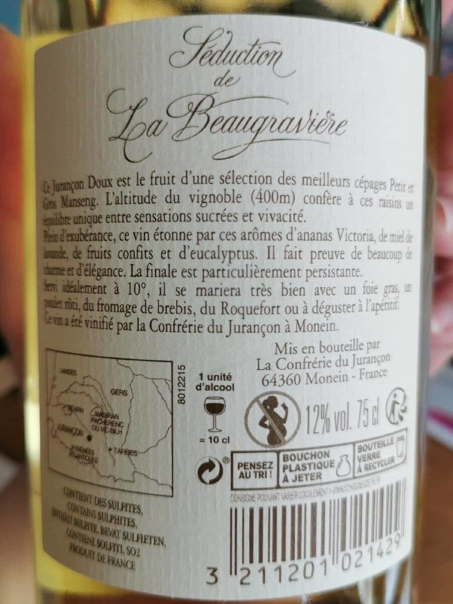 Open Food Facts Séduction de la Beaugravière packshot