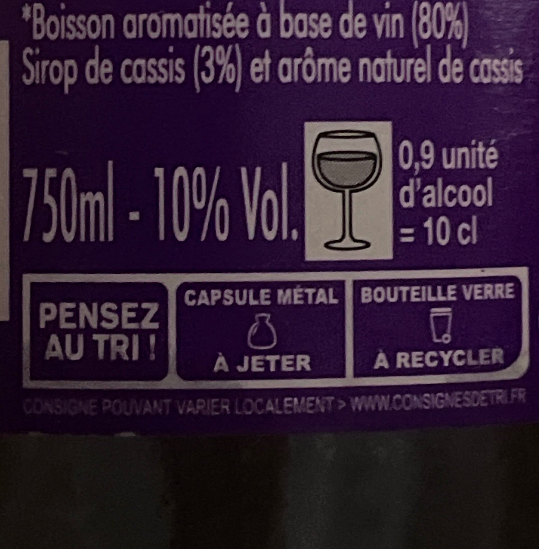 Very Very Cassis packshot