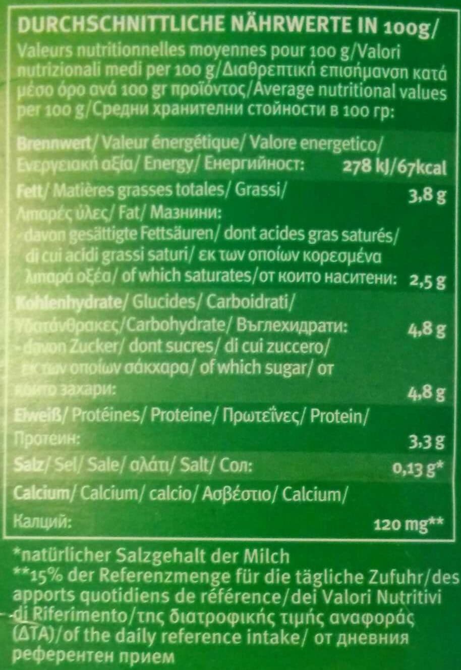 Andechser Natur Bio Vollmilch länger 3,8% packshot