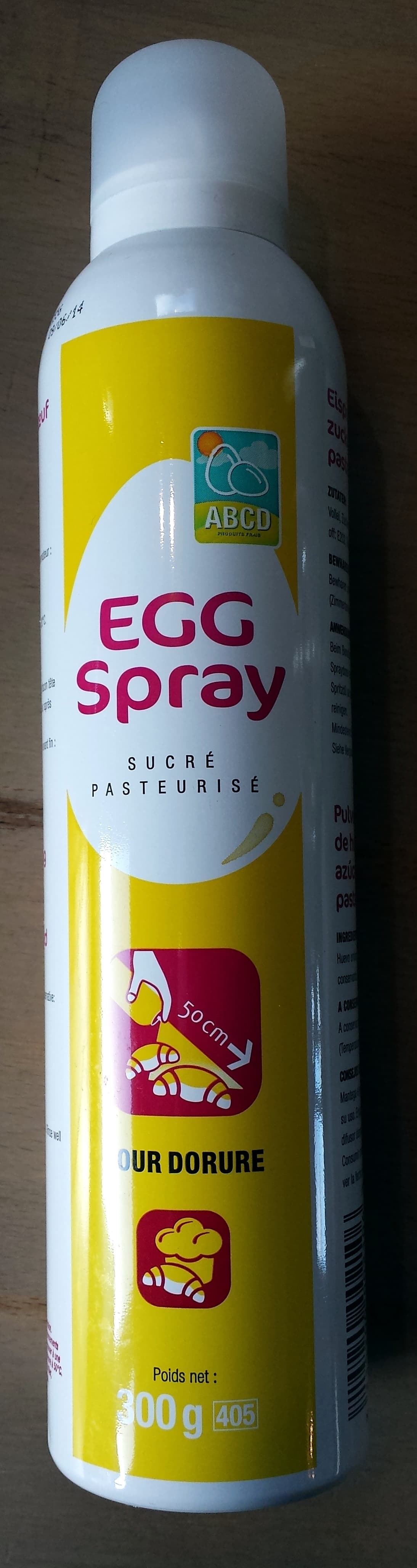 ABCD Egg spray sucré pasteurisé pour dorure packshot