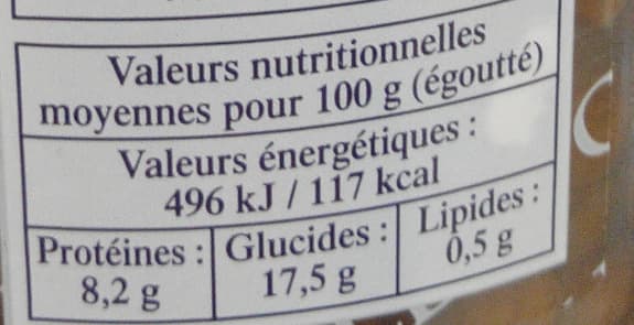 Gillet Contres Lentilles vertes du Val de loire packshot