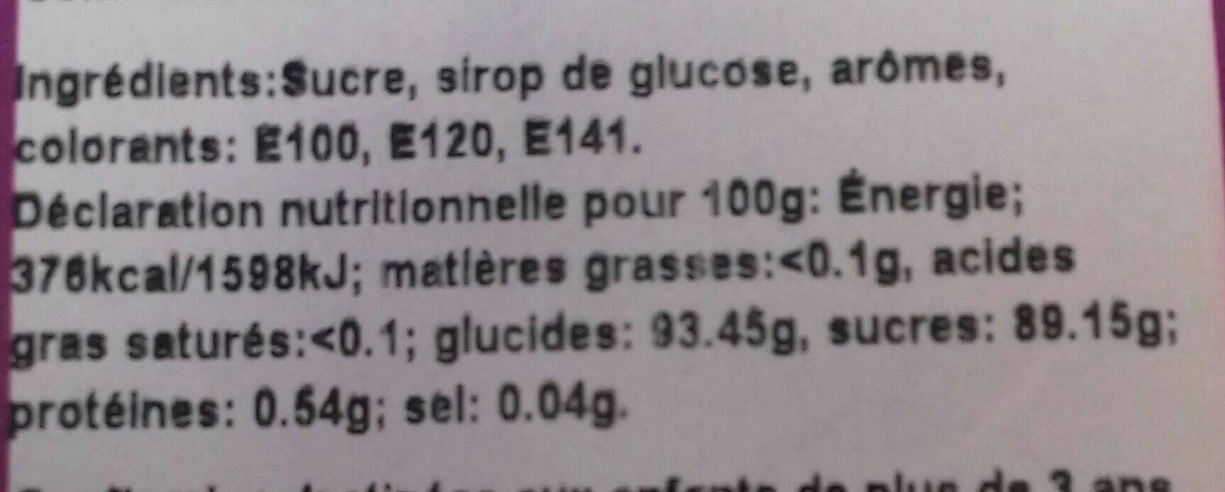 Aucune Bonbon Coquillage Roudoudou Sachet De 100 packshot