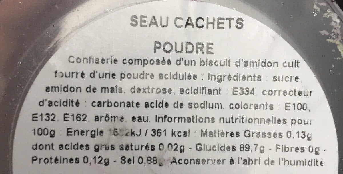 Zip Et Zap Seau confiserie packshot