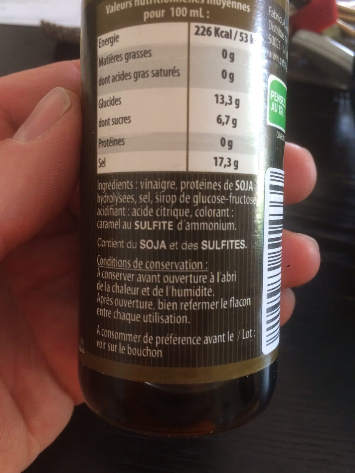 Open Food Facts Sauce soya packshot
