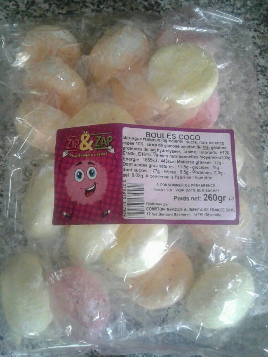 Open Food Facts Boules coco packshot