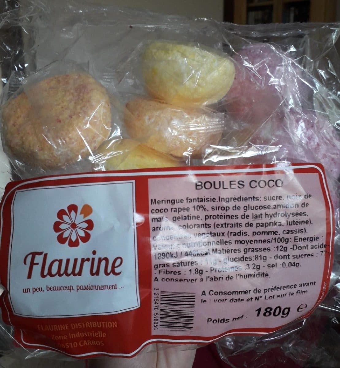 Open Food Facts Boules coco packshot
