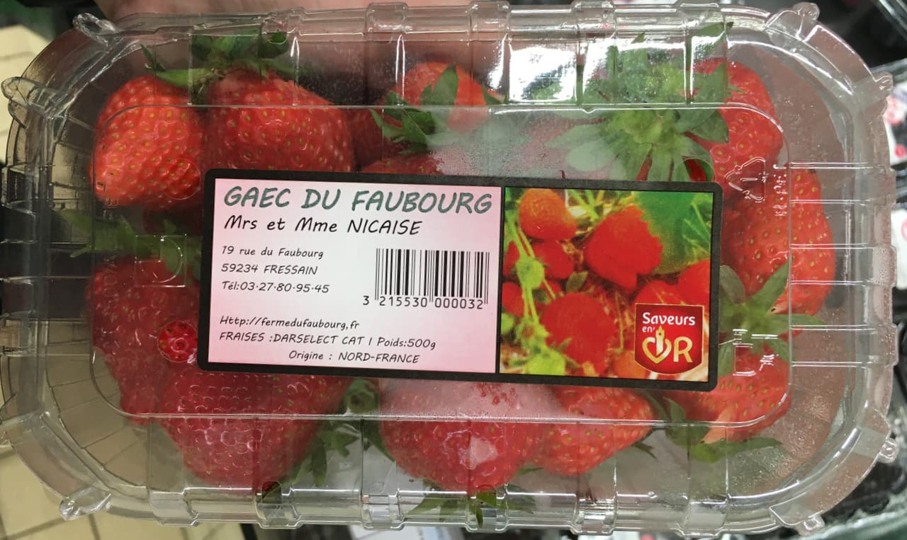 Ferme du Faubourg Fraises packshot