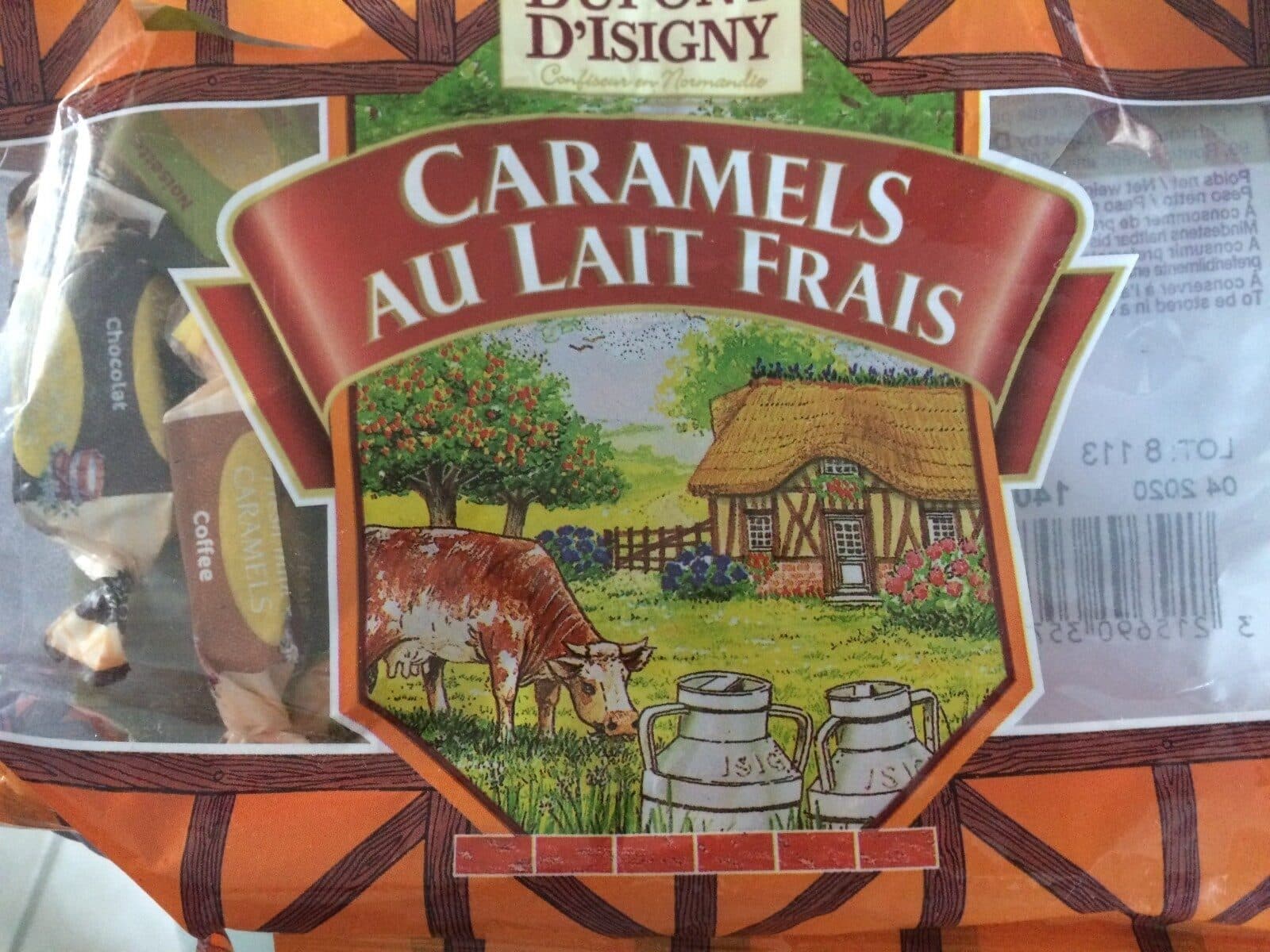 Open Food Facts 140G Caramel Tendre Lait Frais Dupont D'isigny packshot