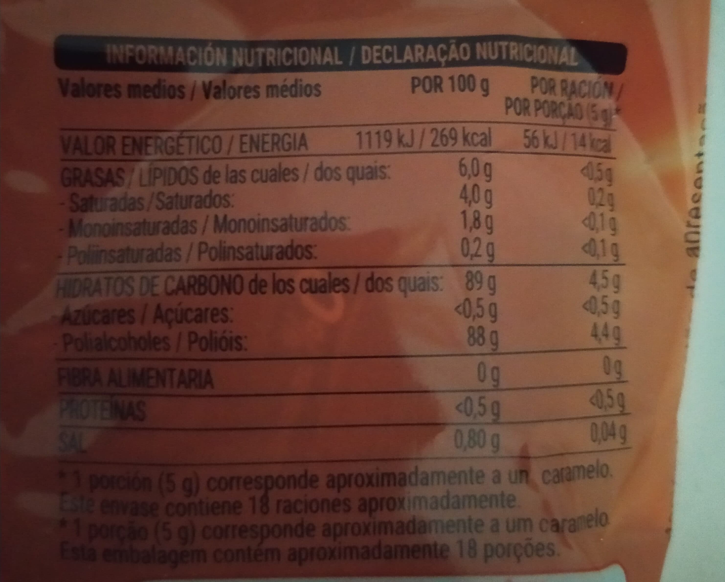 Dolis Caramelos de nata sin azúcares packshot
