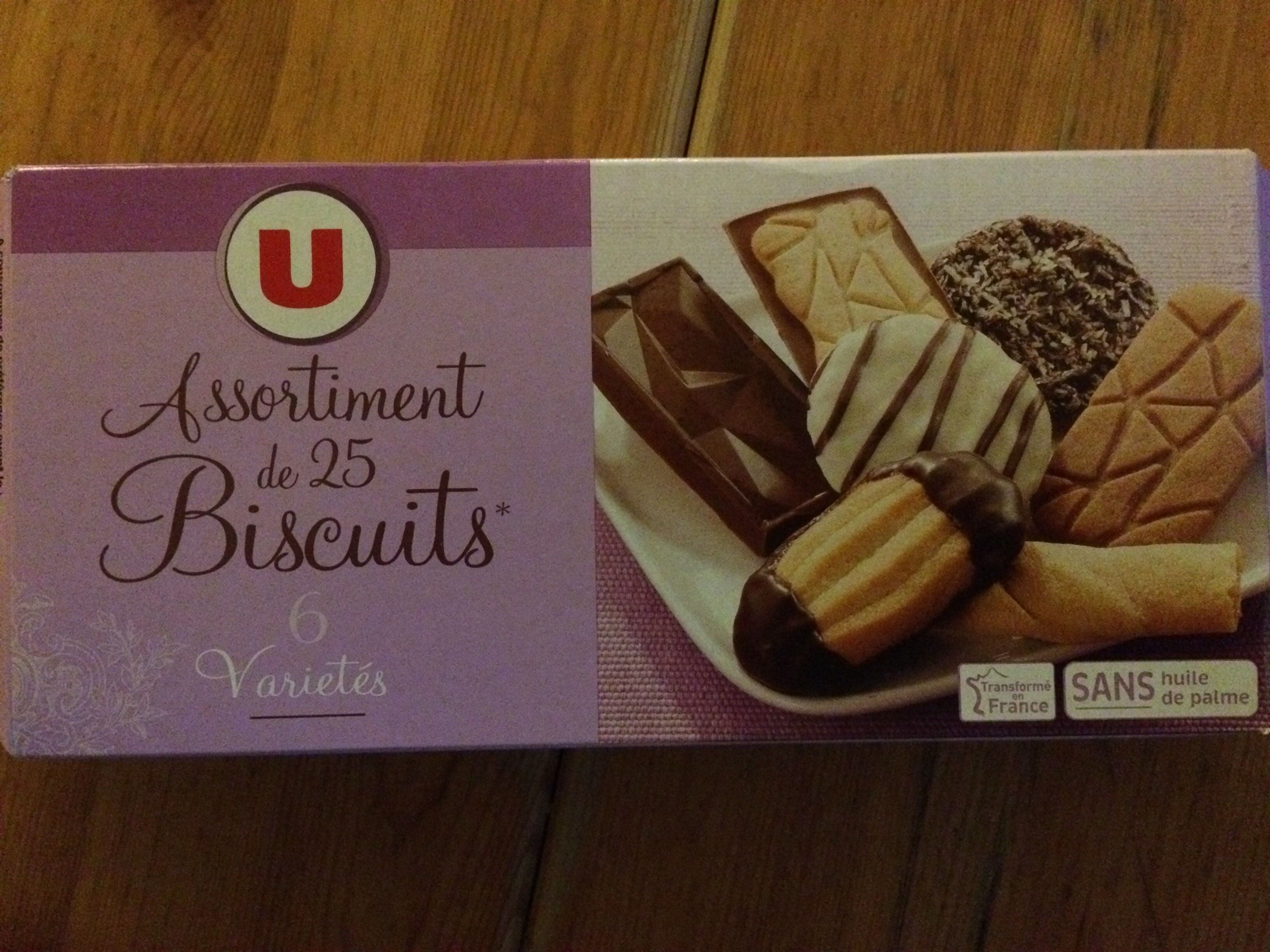U Assortiment de 25 Biscuits packshot