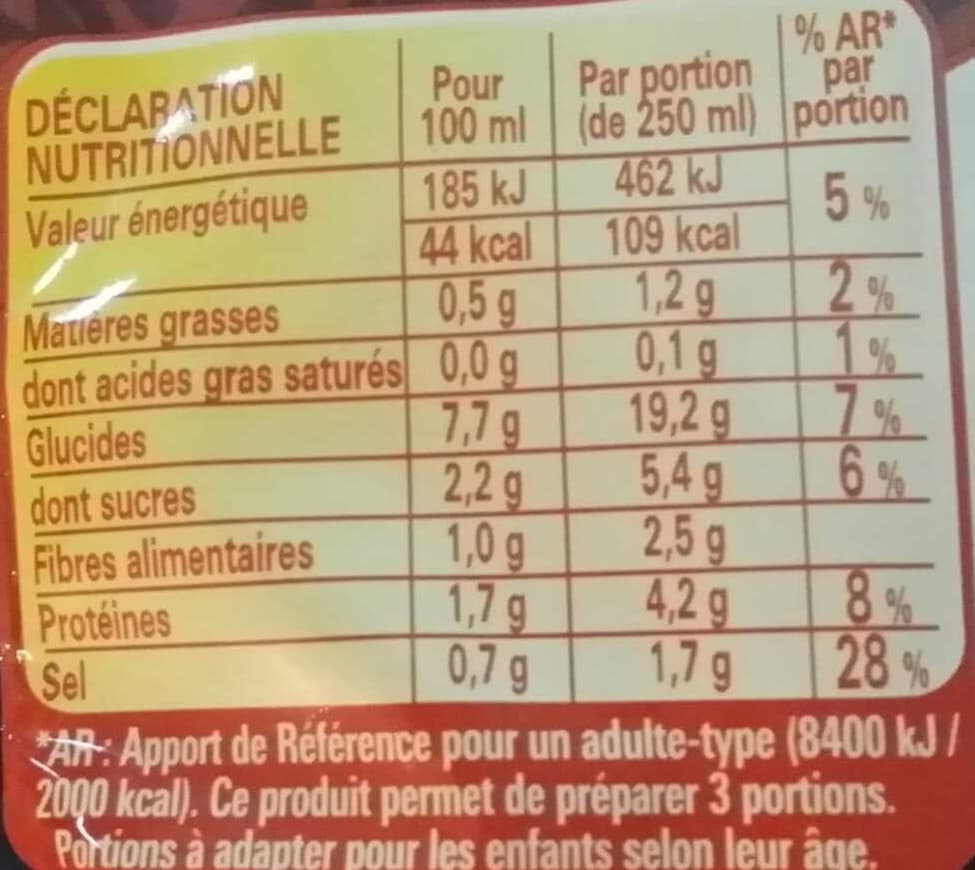 Maggi Soupe Harira Marocaine aux épices packshot
