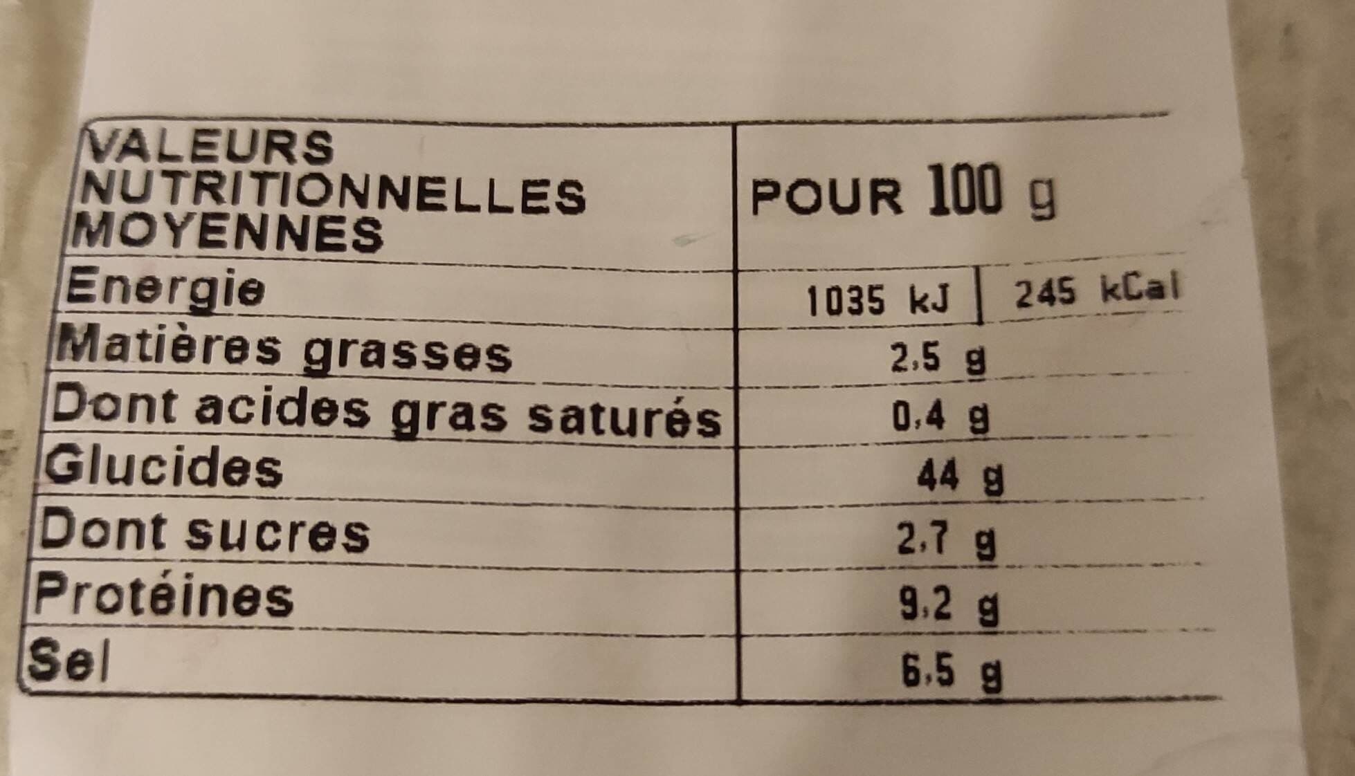 Open Food Facts Pain aux céréales packshot