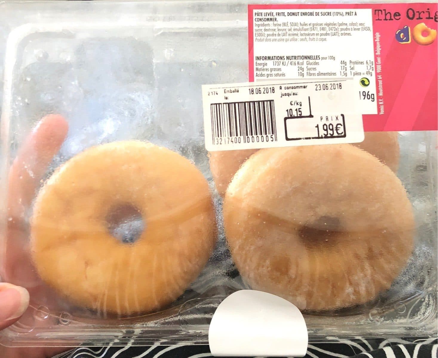 Open Food Facts Donuts natures sucrés packshot