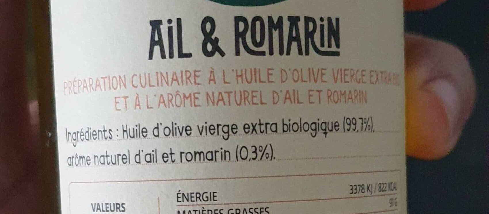 Jardin Bio Ail & Romarin packshot