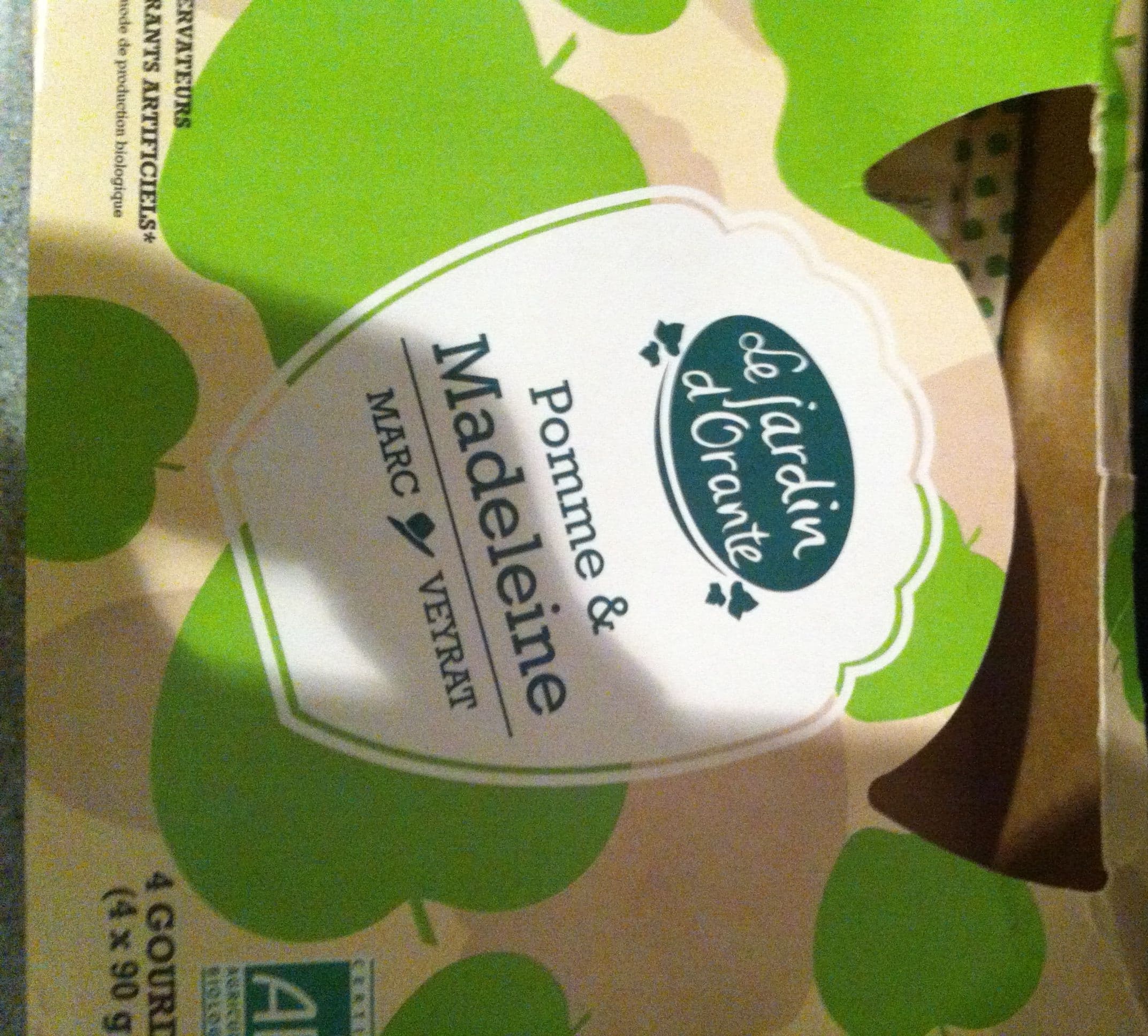 Le jardin d'Orante Spécialité de pomme madeleine packshot