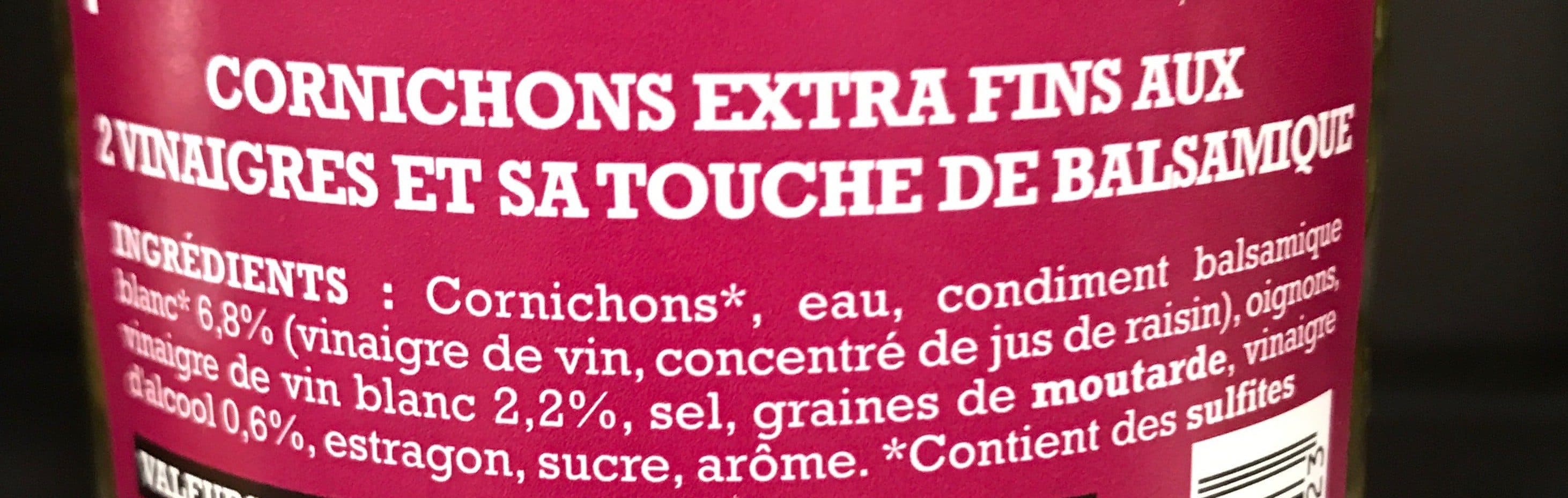 Le Jardin d'Orante Cornichons aux 2 vinaigres packshot