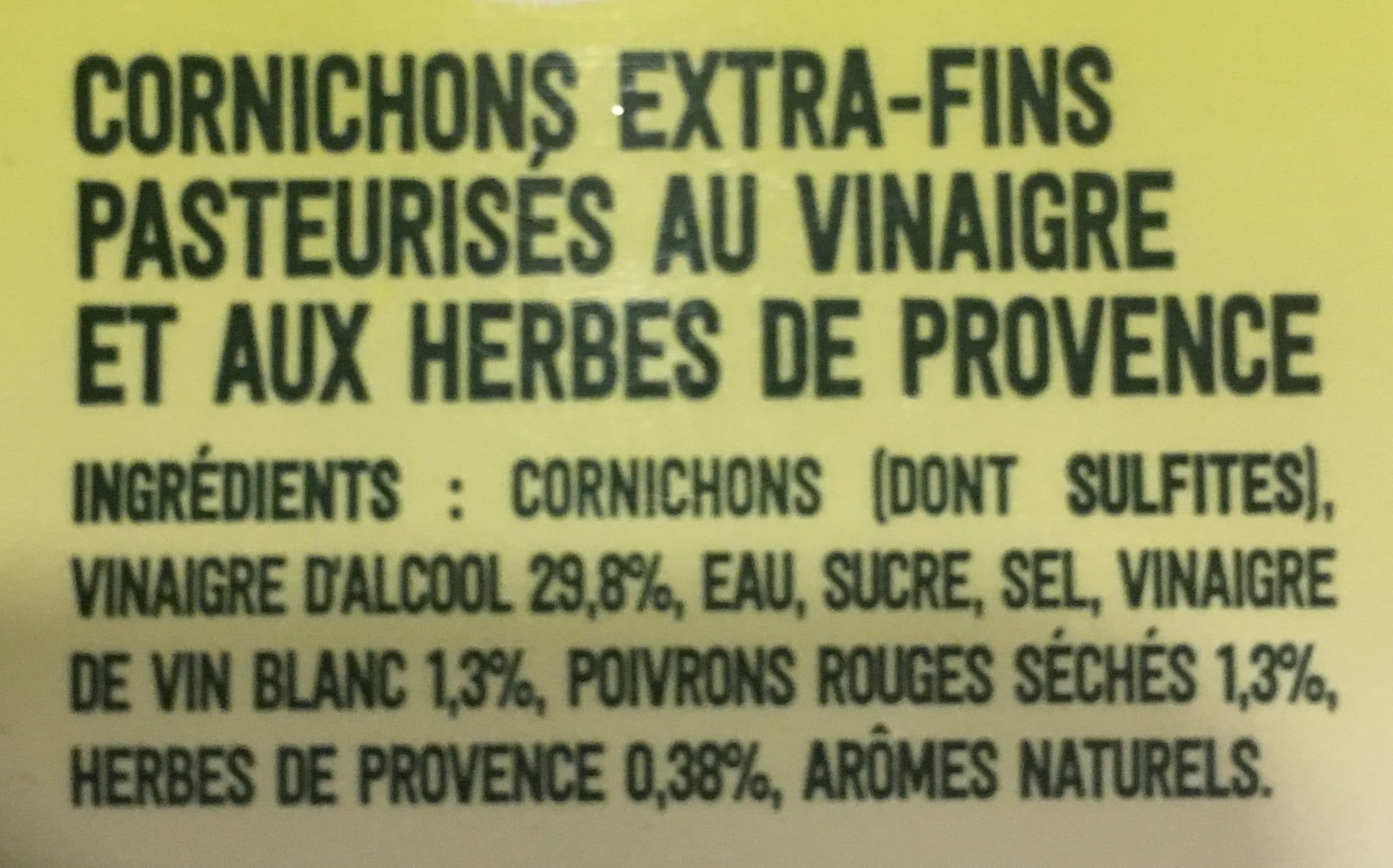 Le jardin D’orante Cornichons apéritifs à la Provencale packshot