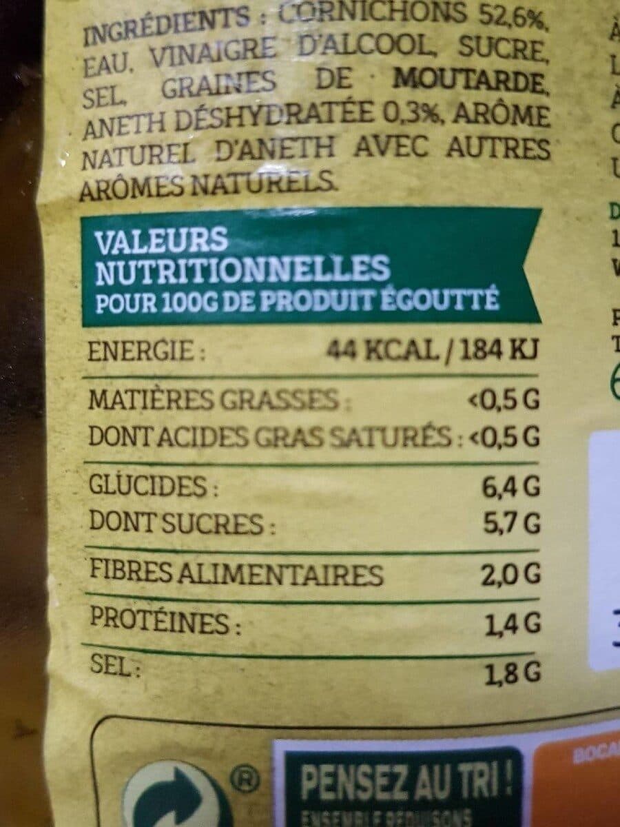 le jardin d'Orante Cornichons Français XXL packshot