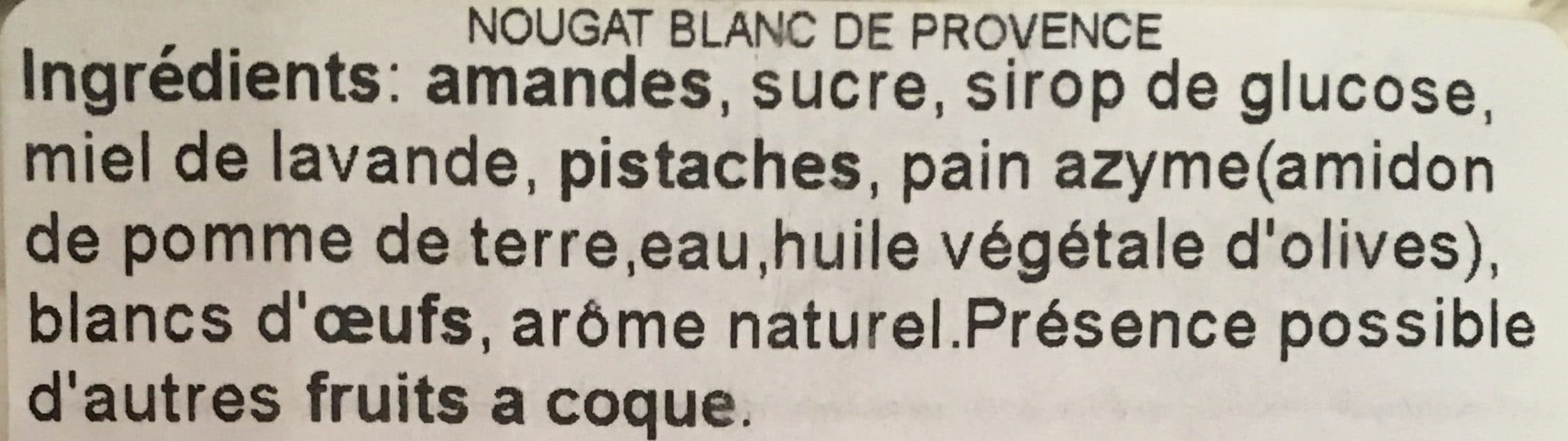 Arnaud Soubeyran Nougat Blanc de Provence packshot