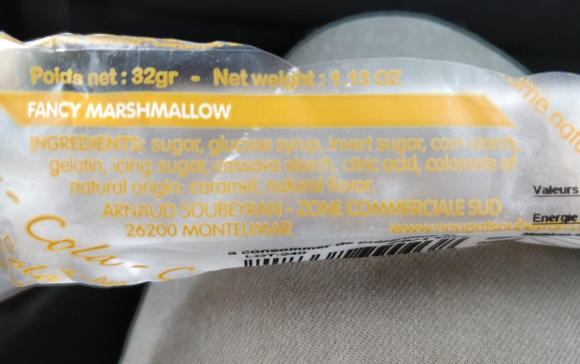 Open Food Facts Guimauve fantaisie cola packshot