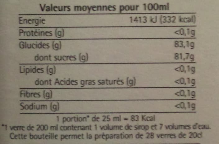 Fruiss Sirop Framboise Violette packshot