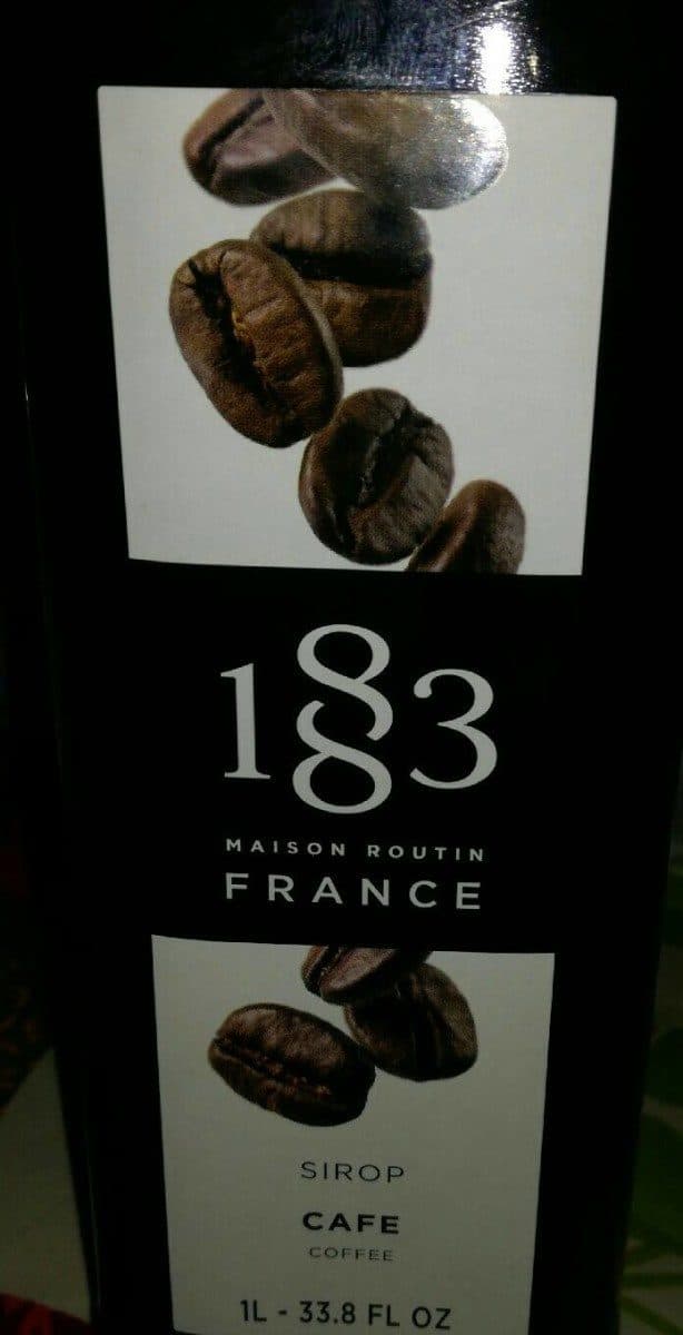 Open Food Facts Sirop de café packshot