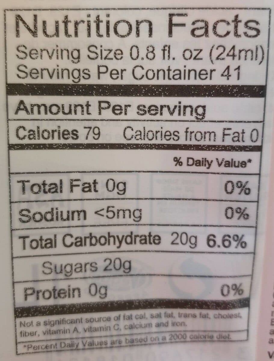Open Food Facts Sirop de Rose packshot