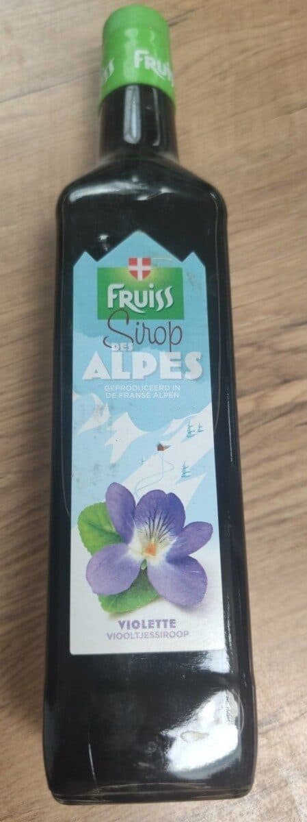 Fruiss Sirop des Alpes à la violette packshot
