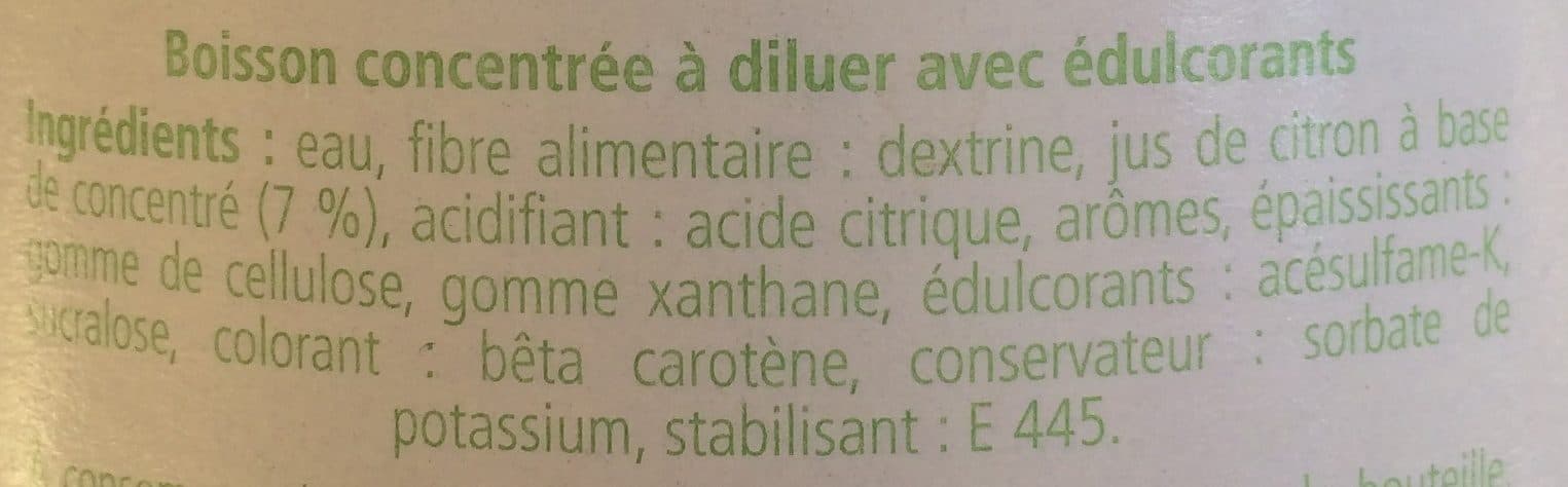 Fruiss Citron sans sucres Riche en fibres packshot