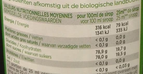 Fruiss Sirop Fraise Bio packshot