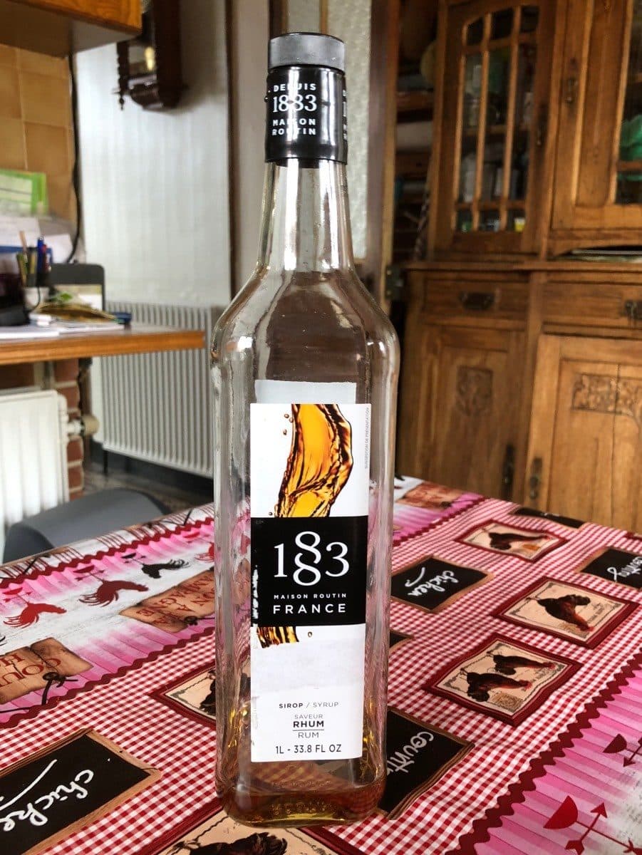 Open Food Facts Sirop saveur Rhum packshot