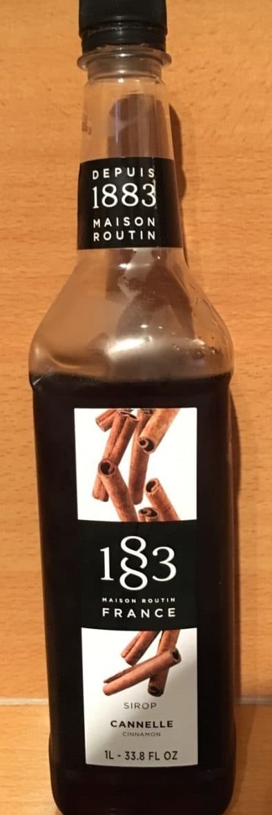 1883 Sirop de Cannelle packshot