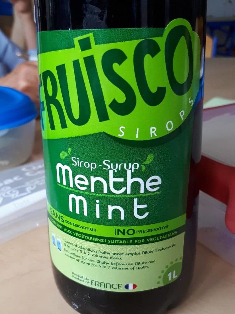 Fruisco Sirop de menthe packshot