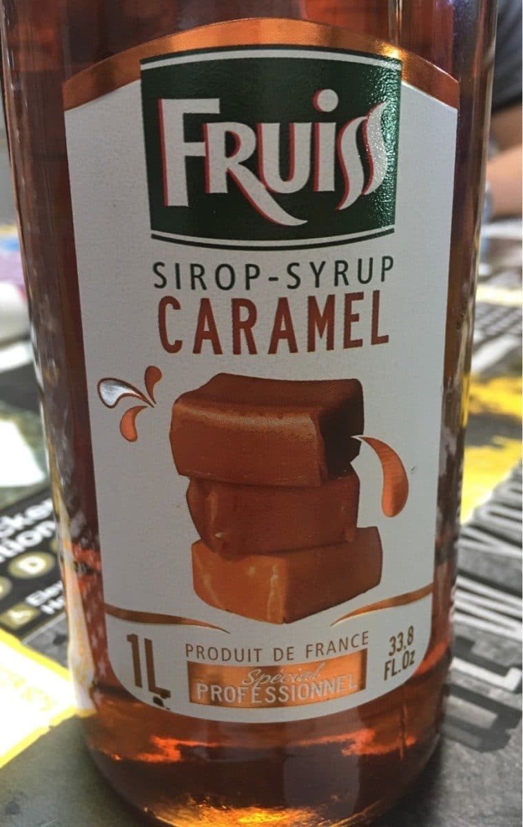 Fruiss Sirop Caramel packshot