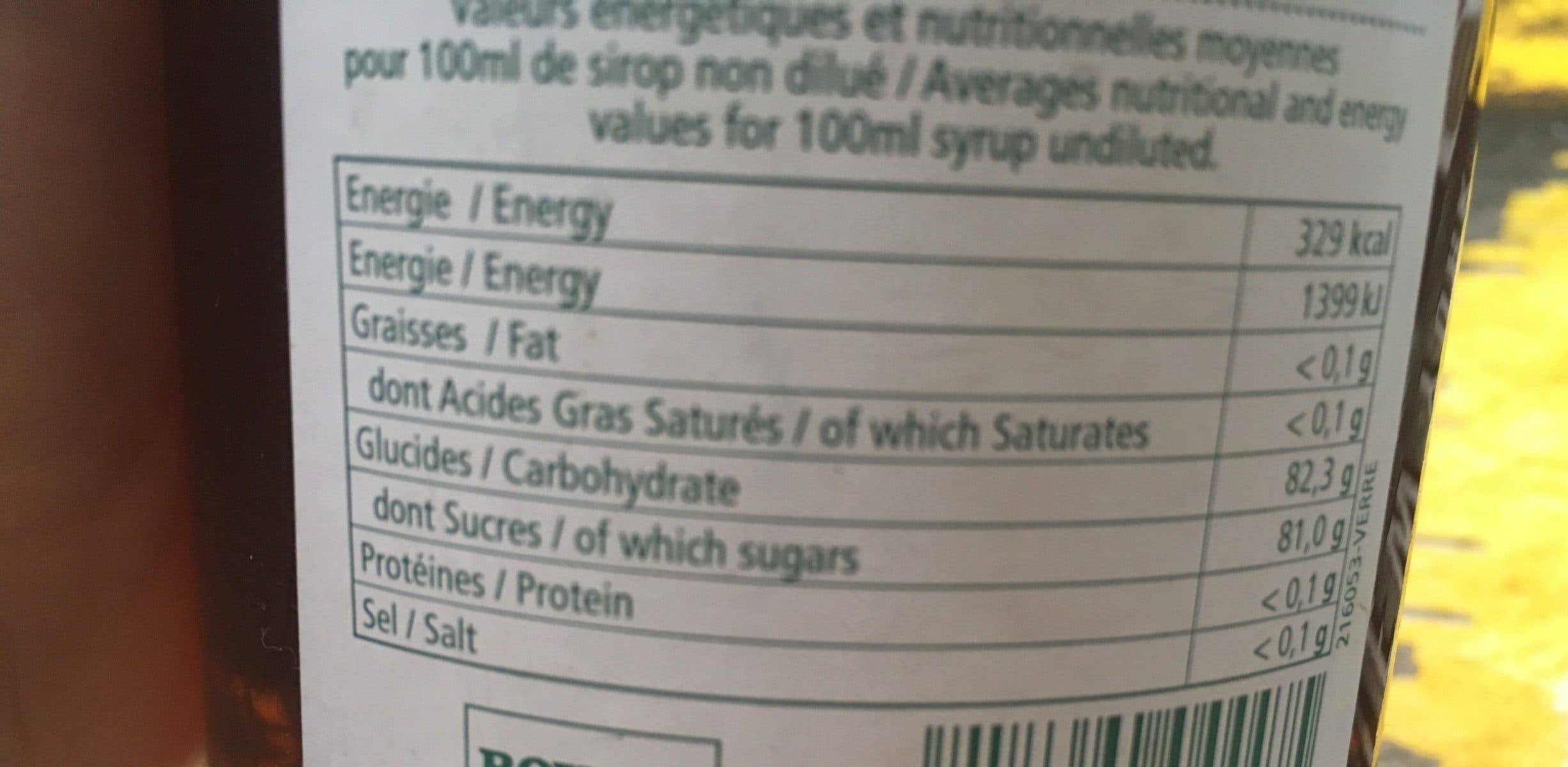 Fruiss Sirop Caramel packshot