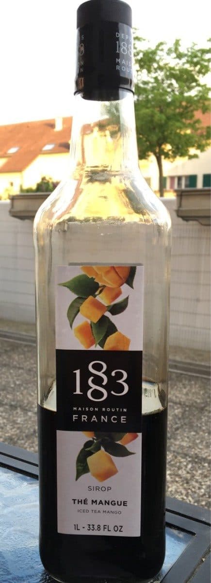 Open Food Facts Sirop Thé Mangue packshot
