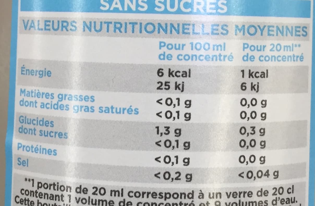 Fruiss Sirop à l'anis 0% à l'extrait de stévia packshot