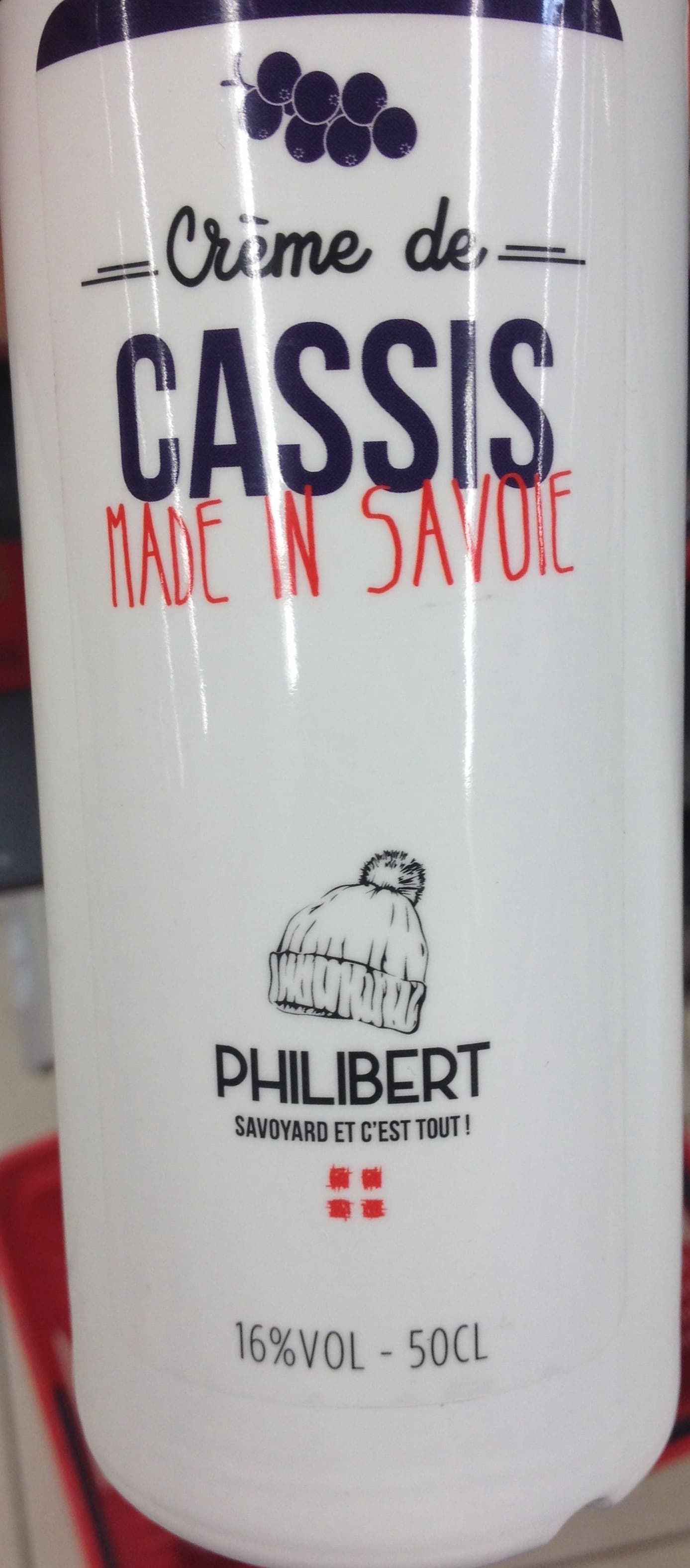 Distillerie des Alpes Crème de cassis packshot