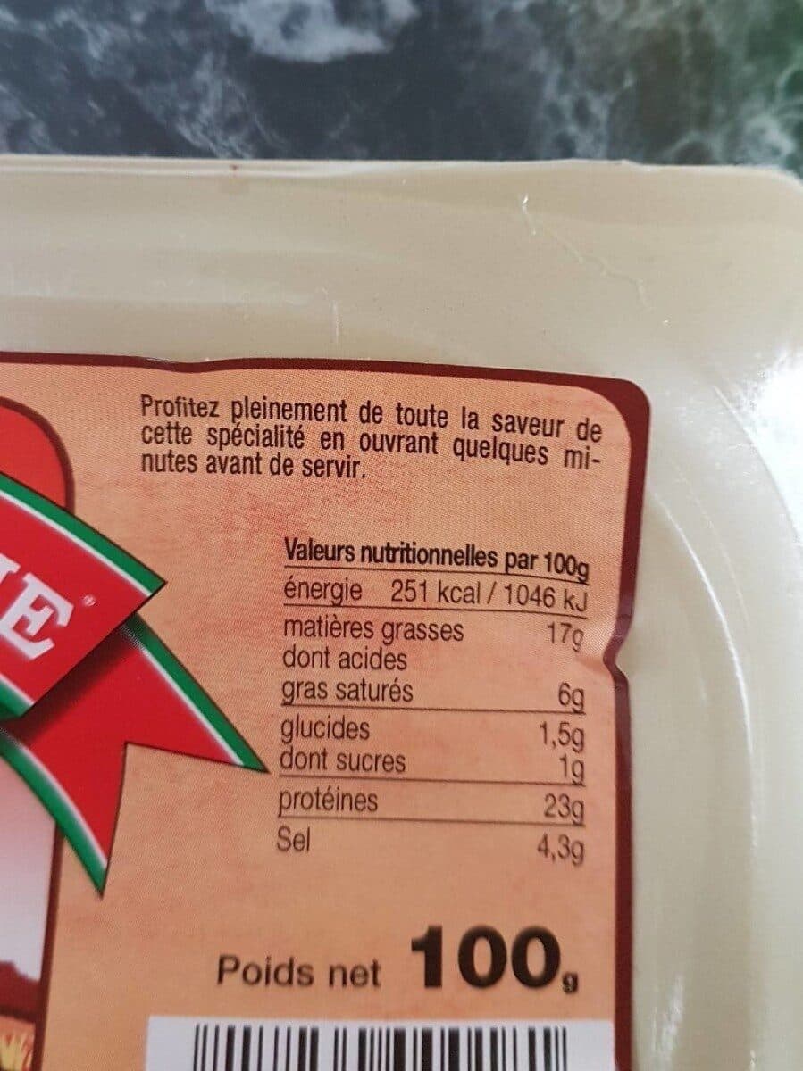 BONI Boni fuseau lorrain fume au bois packshot
