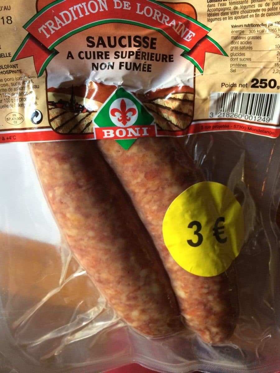 Boni Saucisse a cuire packshot