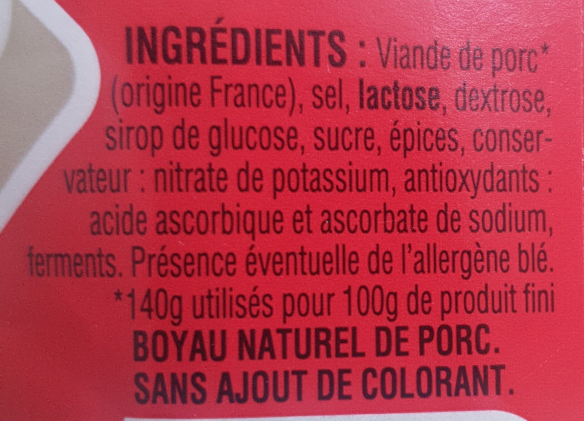 Boni Saucisson Lorrain packshot