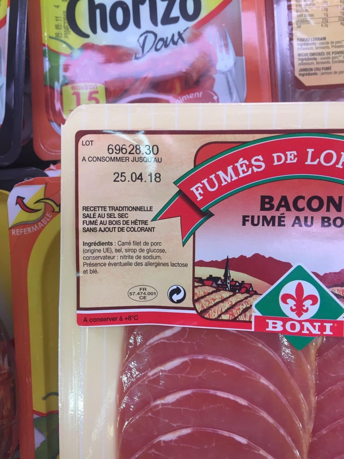 Boni Bacon fume Boni au bois packshot