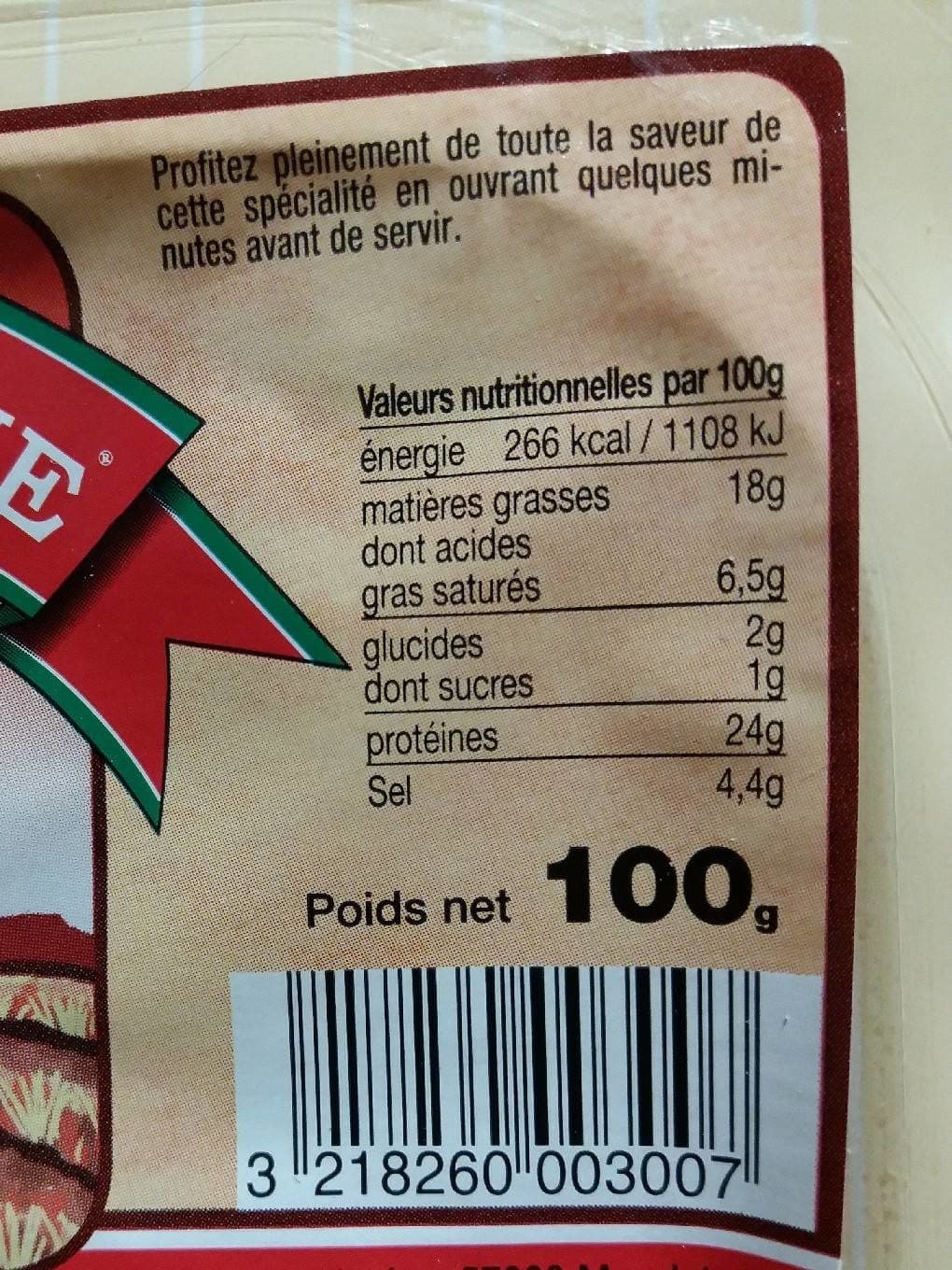 Fumés De Lorraine Saucisson fumé au bois packshot